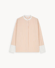 Load image into Gallery viewer, Bianca Yellow Striped Cotton Poplin Shirt