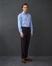 Load image into Gallery viewer, Leo Deep Blue Cotton Poplin Unisex Shirt