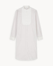 Load image into Gallery viewer, Chloe Red Pinstriped Cotton Poplin Shirt Dress