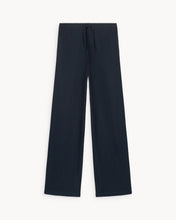 Charger l'image dans la galerie, Pantalon en gaze de laine marine Lou