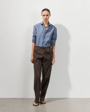 Load image into Gallery viewer, Lou Brown Cotton Poplin Pants