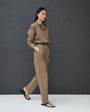 Load image into Gallery viewer, Esther Beige Wool Blend Shirt