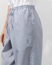 Charger l'image dans la galerie, Pantalon en popeline de coton gris Lou