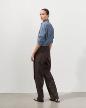Load image into Gallery viewer, Lou Brown Cotton Poplin Pants