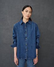Load image into Gallery viewer, Zoey Raw Denim Overshirt