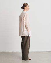 Load image into Gallery viewer, Bianca Yellow Striped Cotton Poplin Shirt