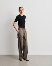 Load image into Gallery viewer, Lou Taupe Cotton Poplin Pants