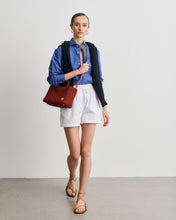Load image into Gallery viewer, Alex White Cotton Poplin Shorts