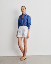 Load image into Gallery viewer, Alex White Cotton Poplin Shorts