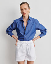 Load image into Gallery viewer, Alex White Cotton Poplin Shorts