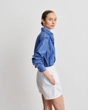 Load image into Gallery viewer, Alex White Cotton Poplin Shorts