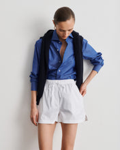 Load image into Gallery viewer, Alex White Cotton Poplin Shorts