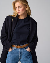 Load image into Gallery viewer, The 90s T-Shirt in Navy Blue Cotton