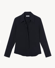 Load image into Gallery viewer, Chemise en soie noire