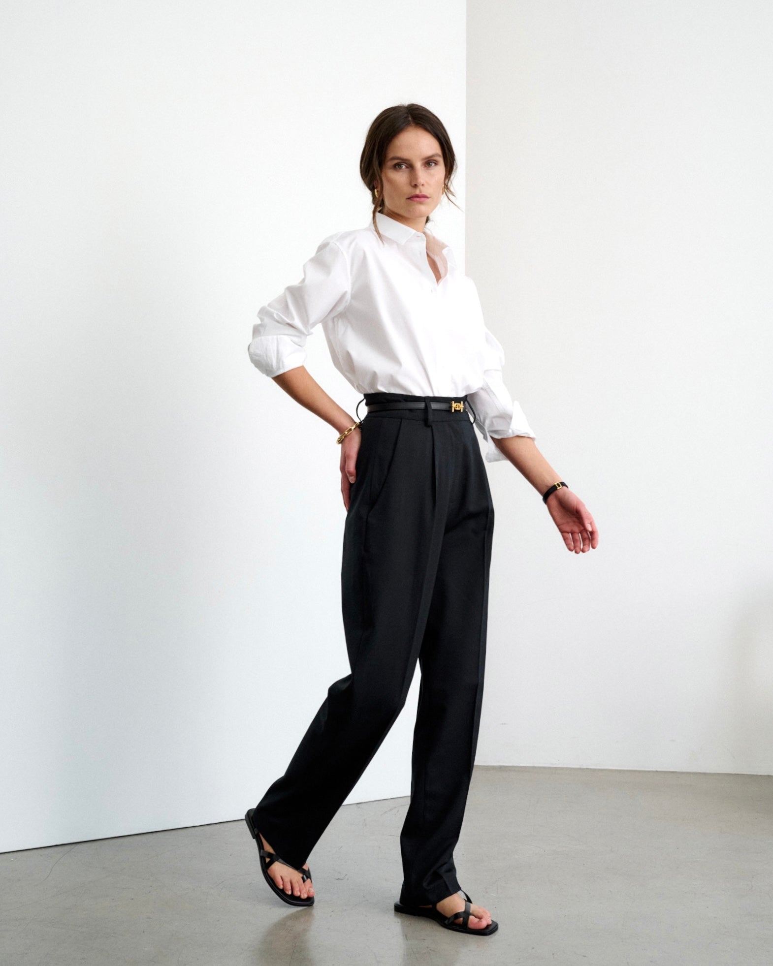 Pantalon noir Charvey