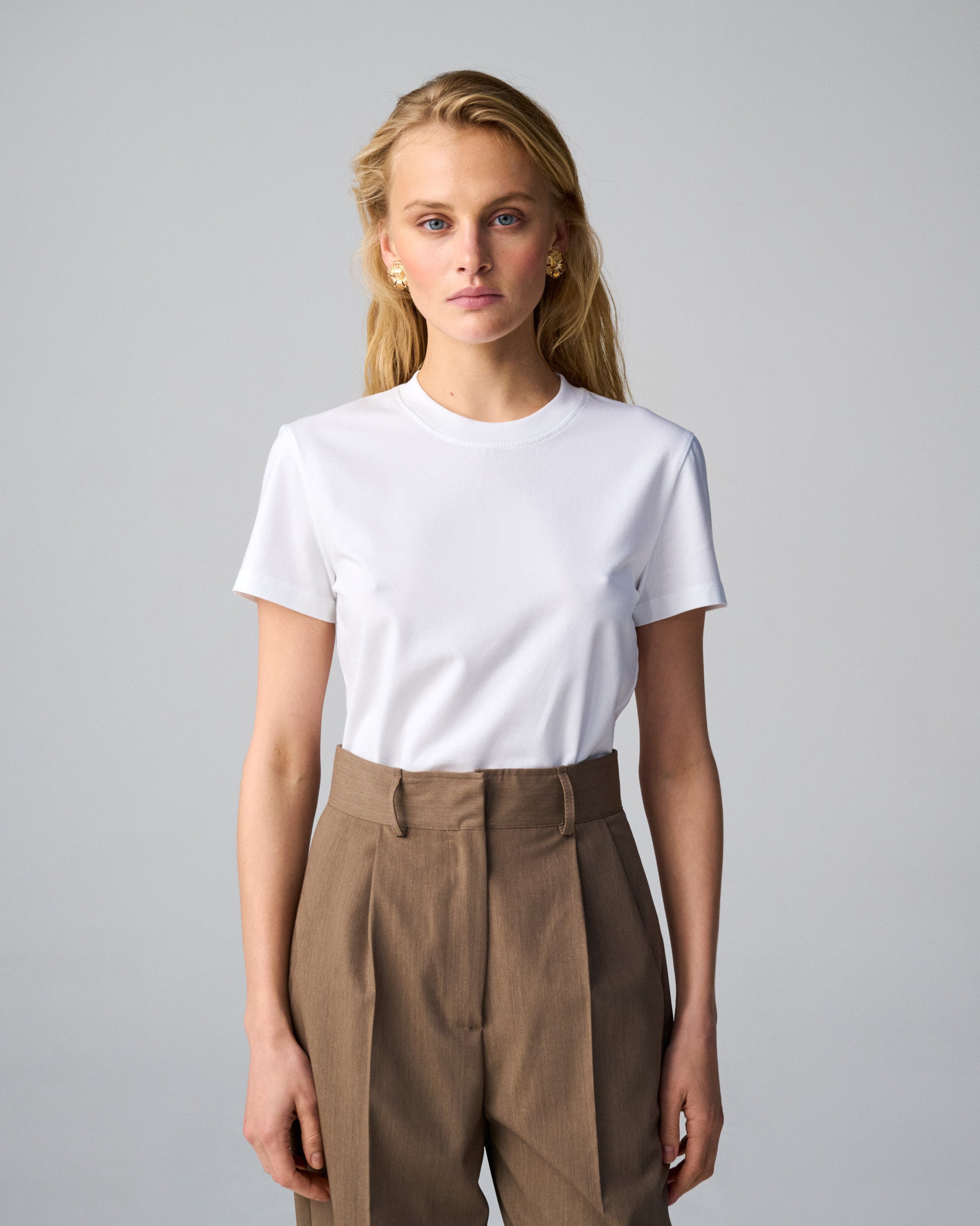 The 90s T-Shirt in White Cotton