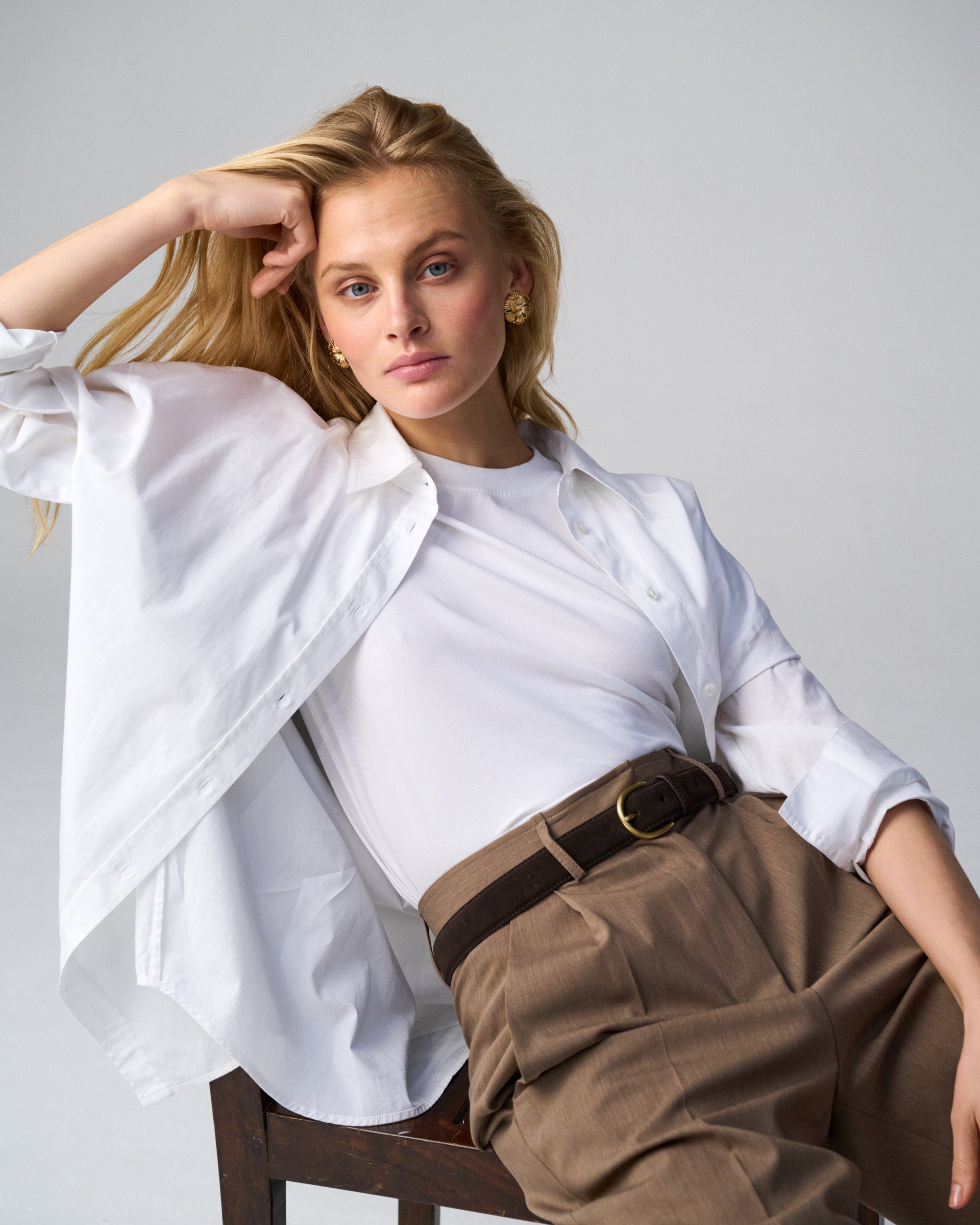 The 90s T-Shirt in White Cotton