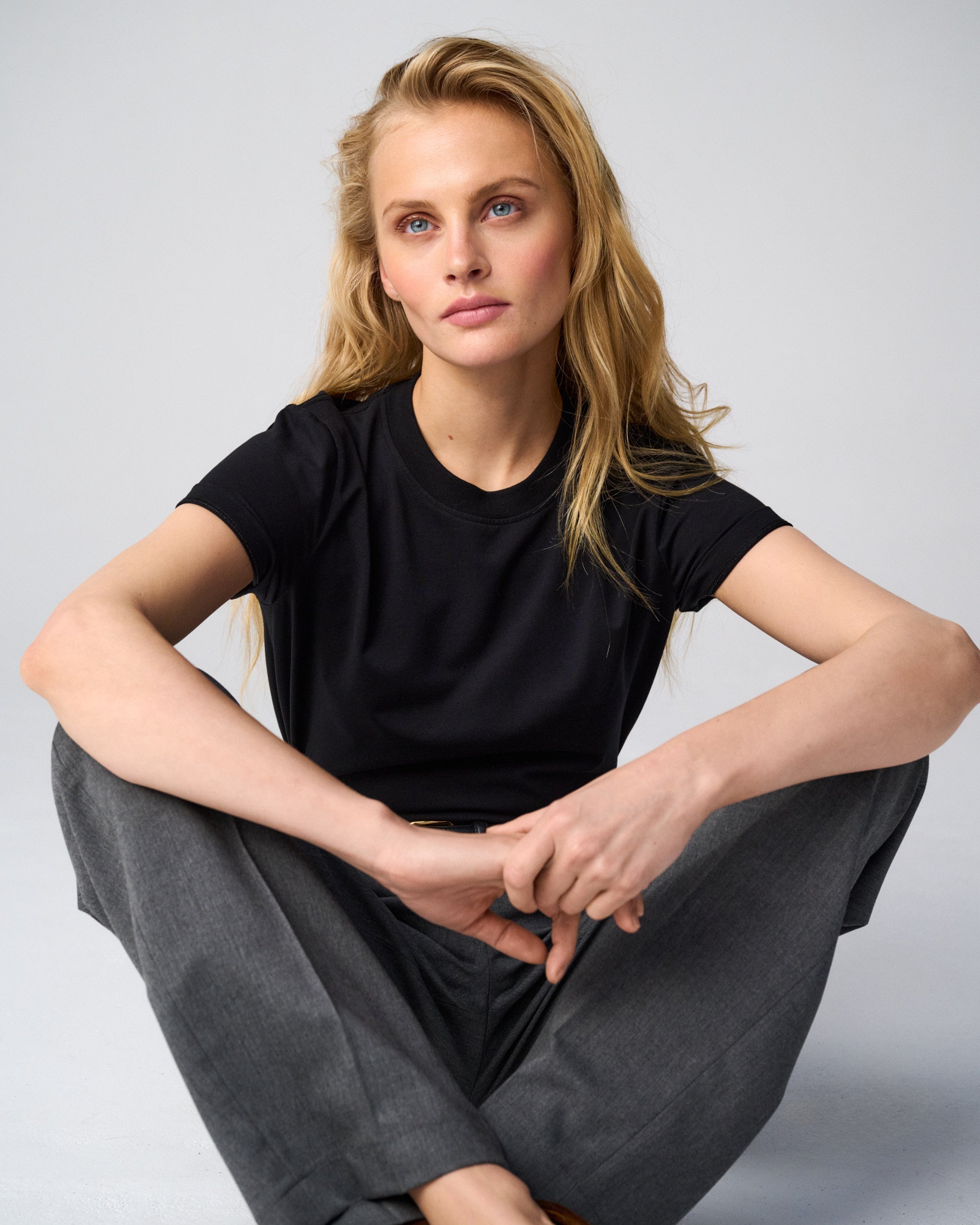 The 90s T-Shirt in Black Cotton