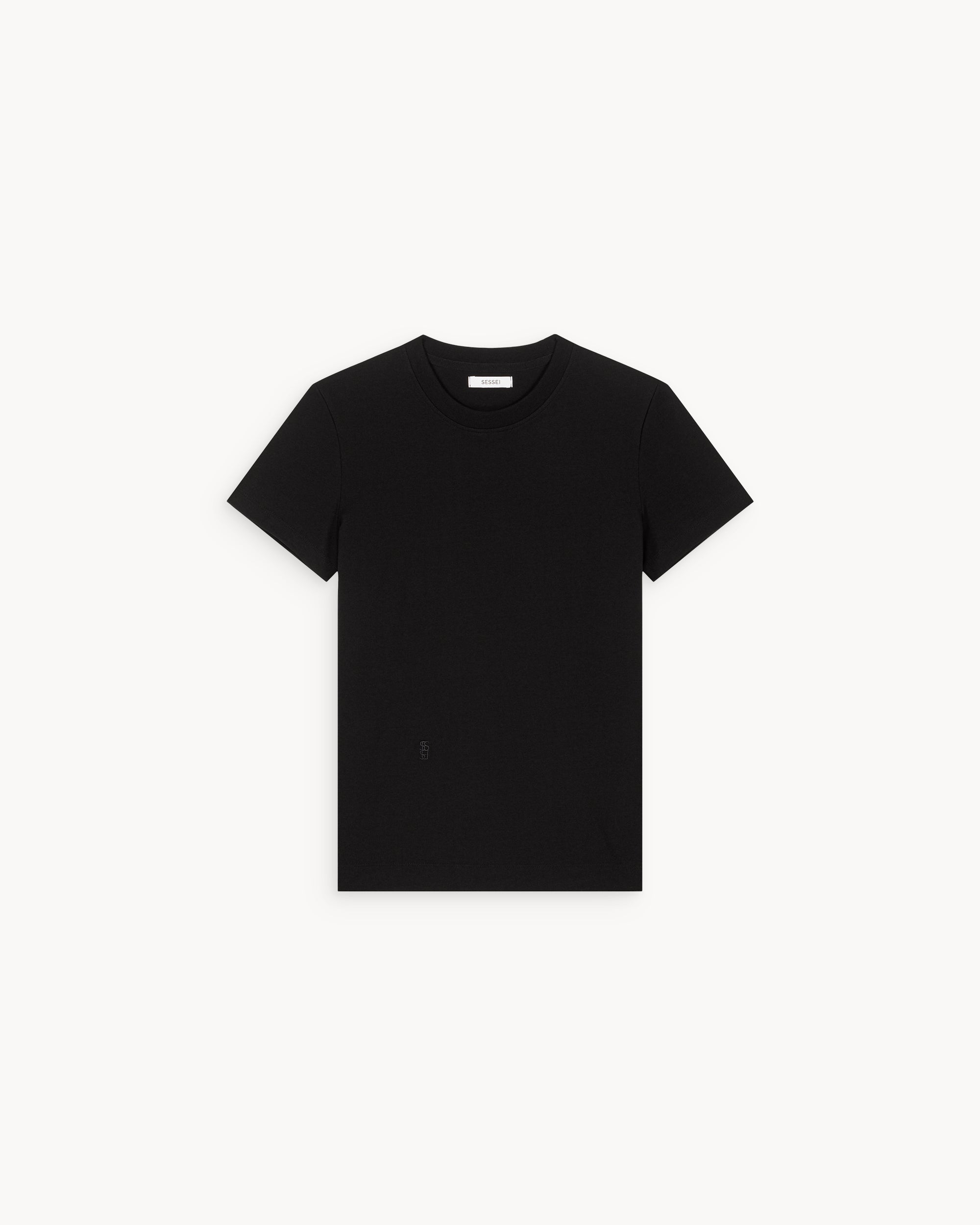 The 90s T-Shirt in Black Cotton