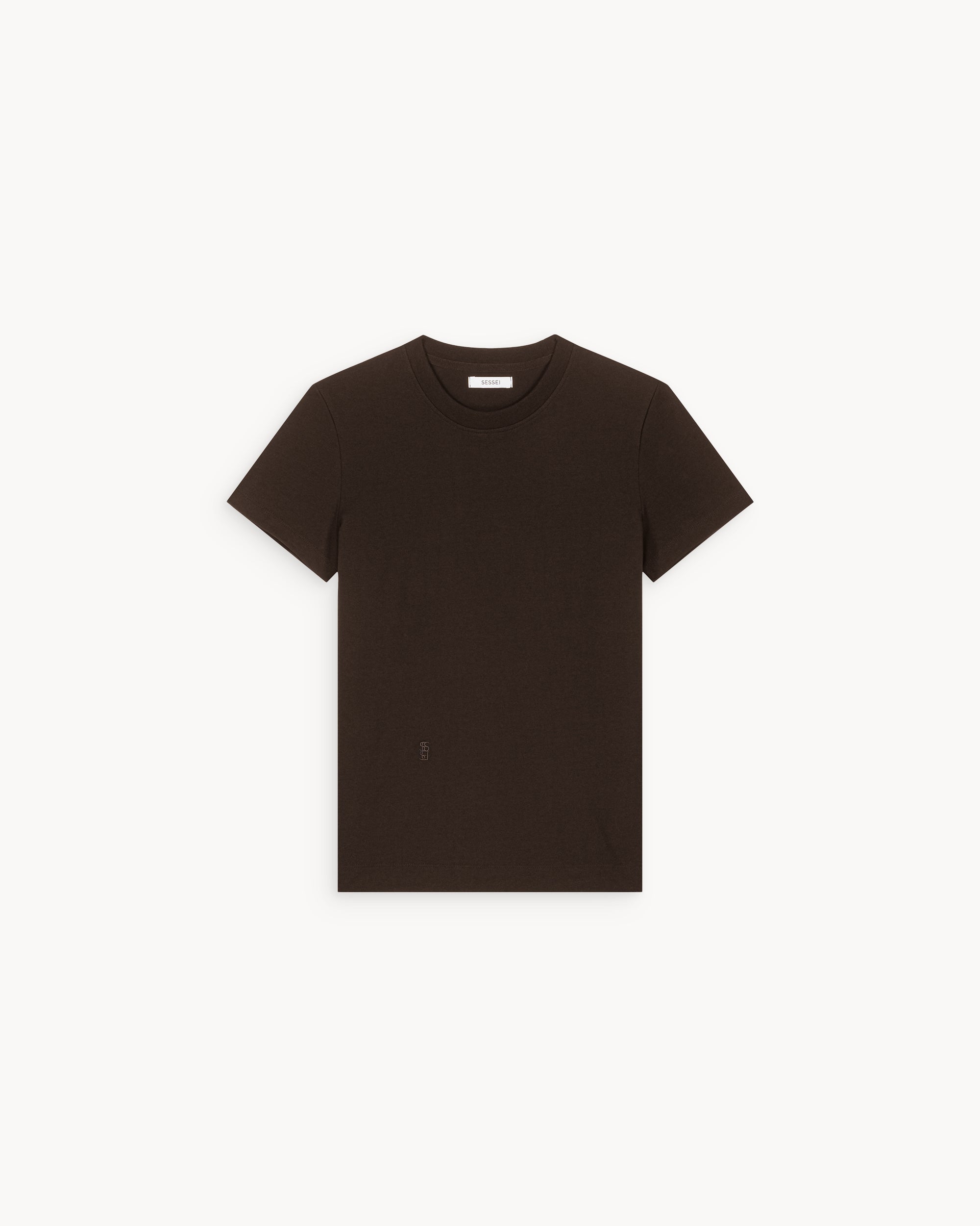 The 90s T-Shirt in Brown Cotton