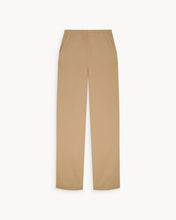 Load image into Gallery viewer, Andrea Beige Cotton Poplin Pants
