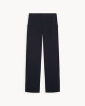 Load image into Gallery viewer, Andrea Navy Wool Blend Trousers
