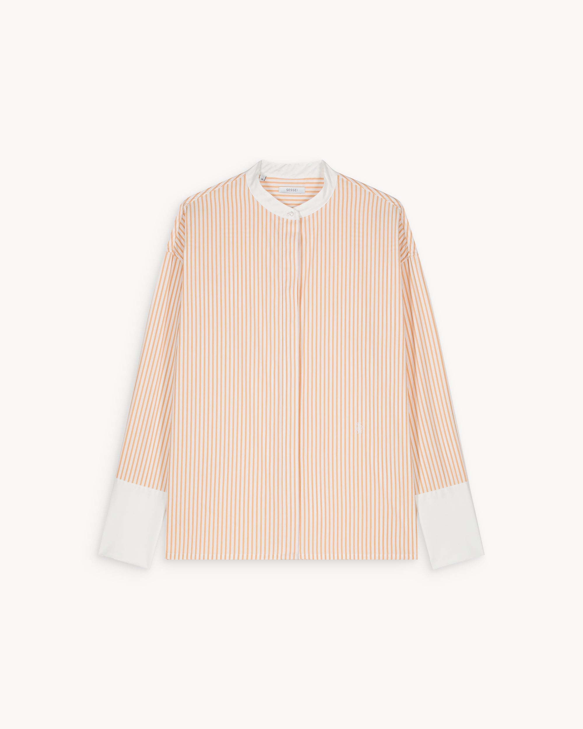 Chemise à rayures jaunes Bianca