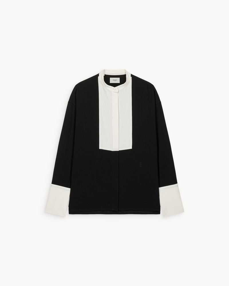 Chemise Bianca noir - SESSEI Atelier