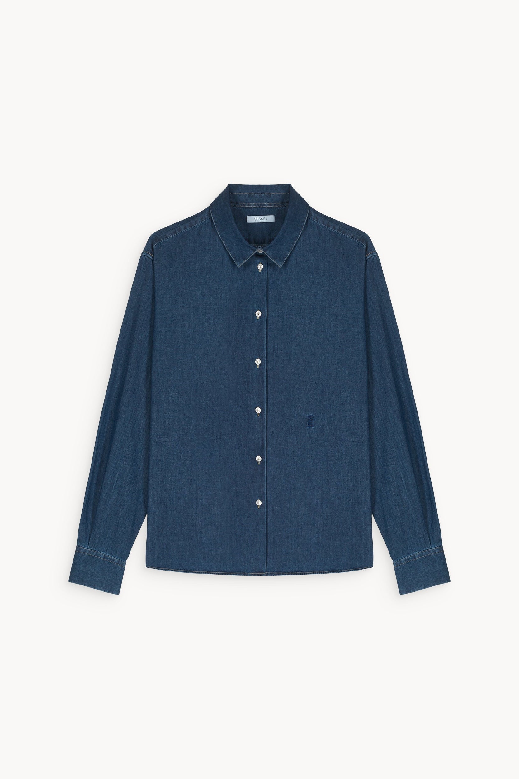 Esther Denim Cotton Chambray Shirt