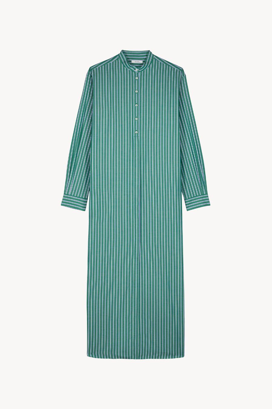 Robe à rayures bleues et vertes Gale