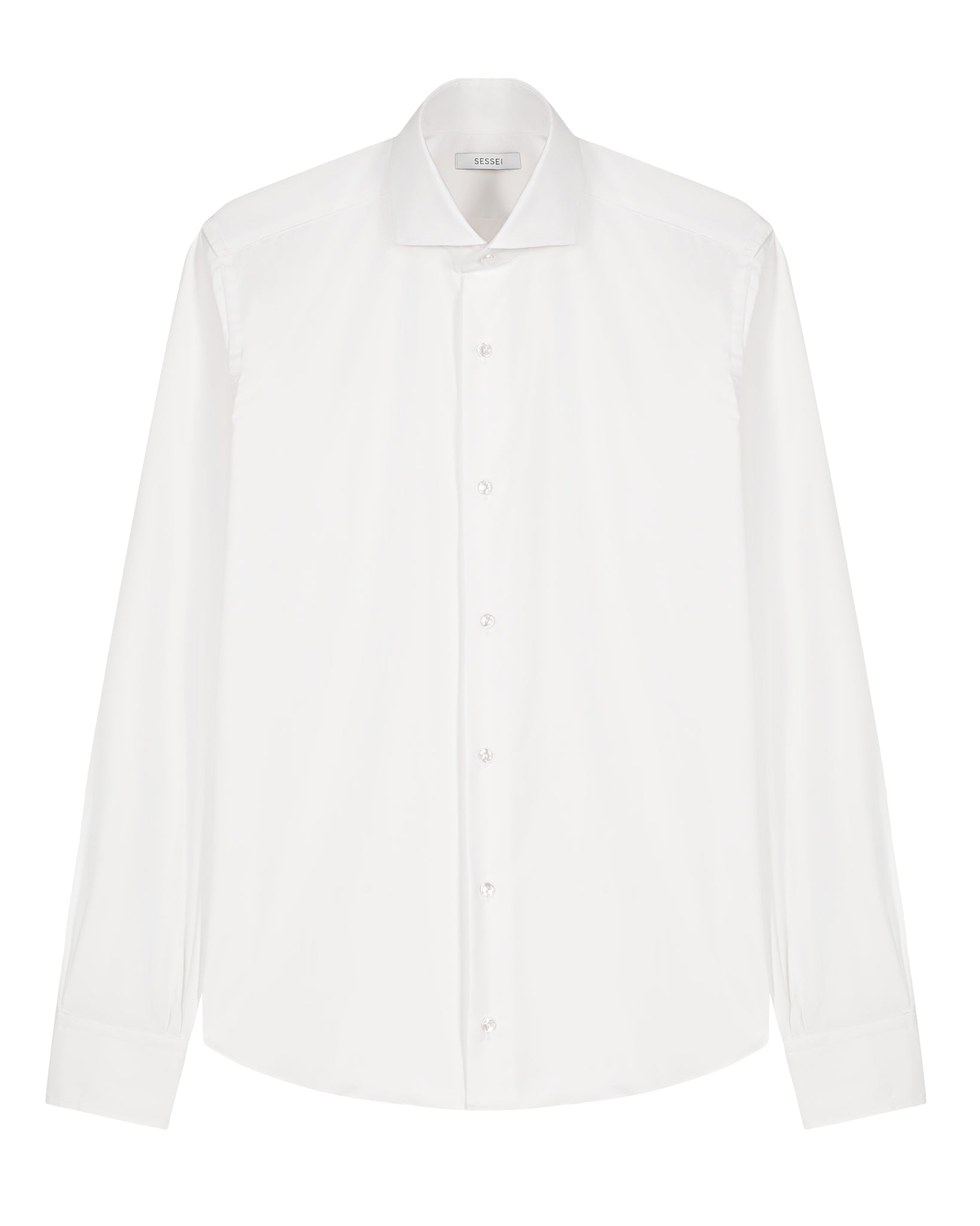 Monica White Cotton Poplin Shirt
