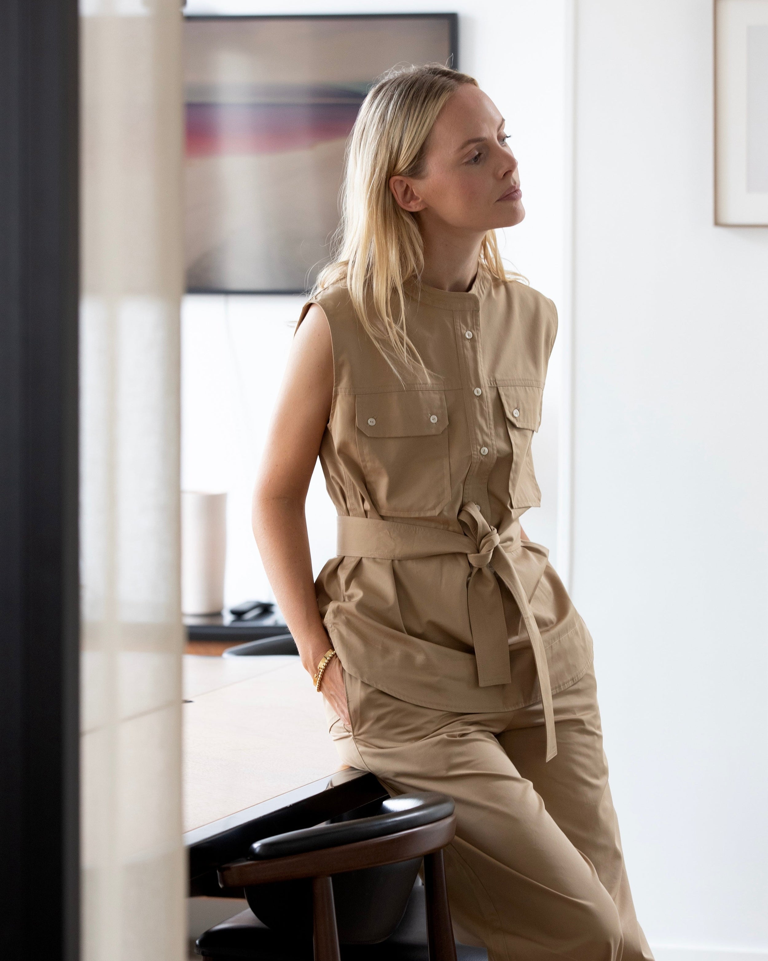 The Lenny x Mathilde Lacombe Sleeveless Shirt