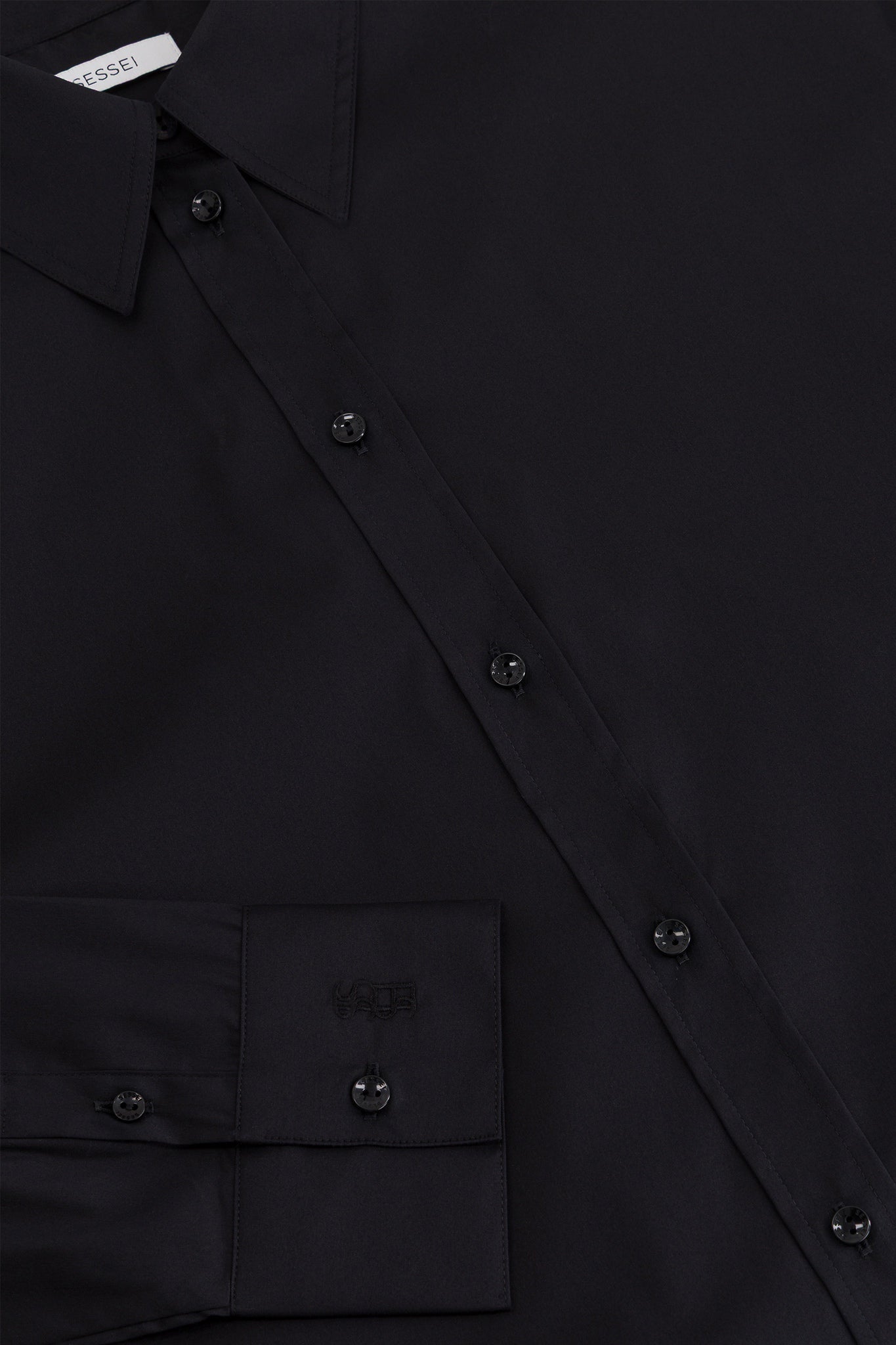 Kate Black Oversized Shirt Dress 