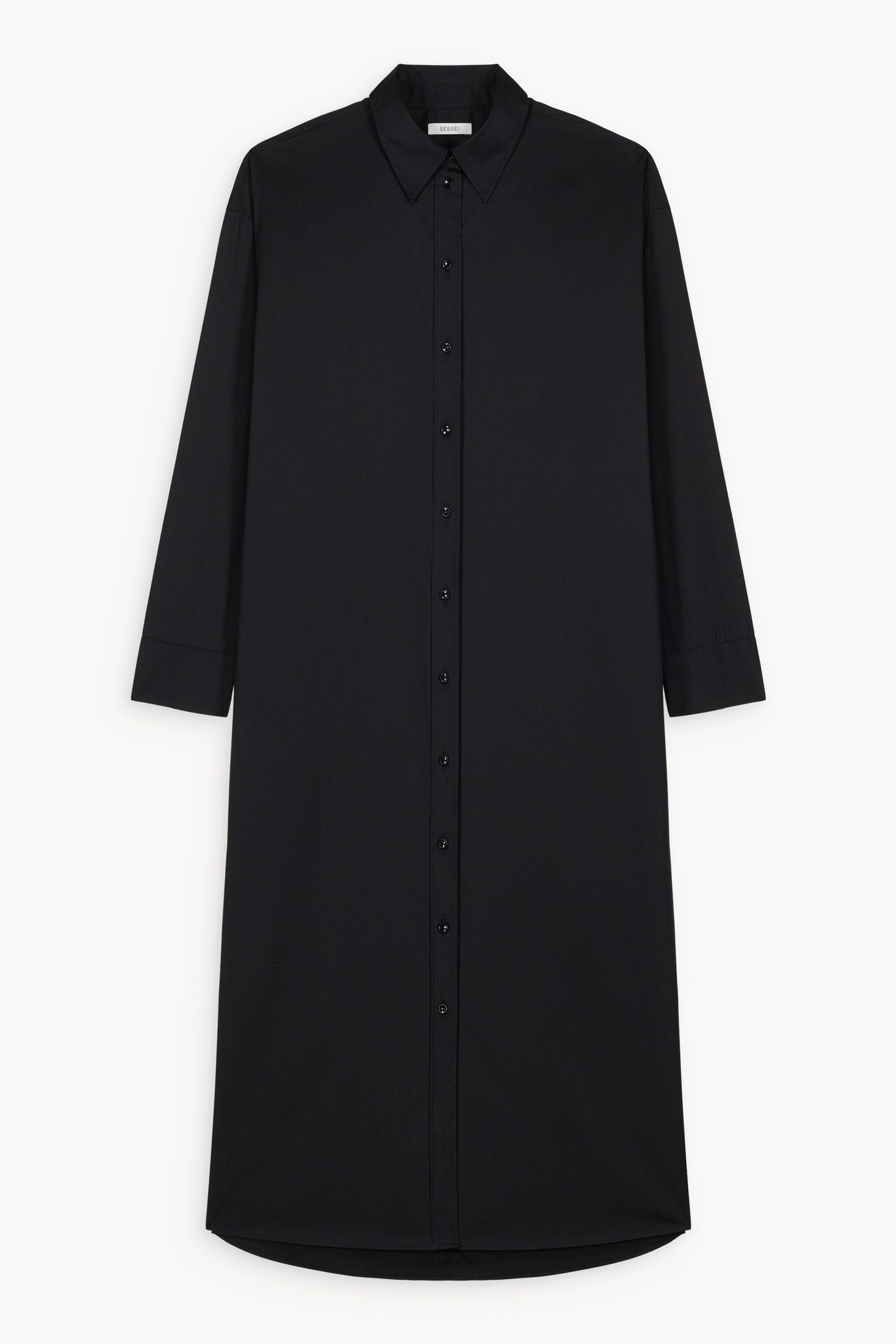Kate Black Oversized Shirt Dress 