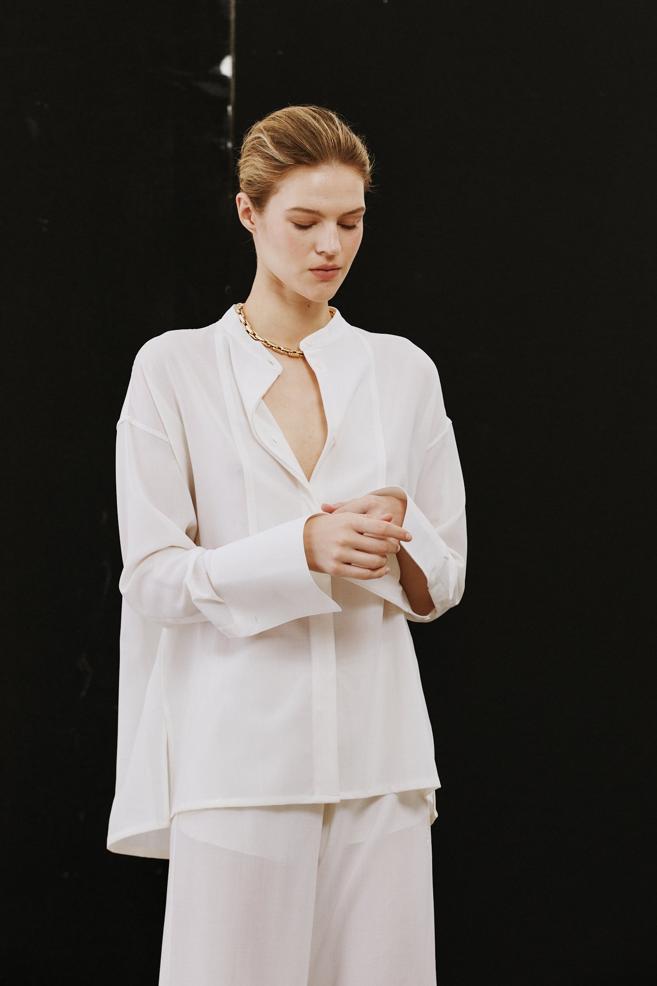 Bianca Ivory Shirt - SESSEI Atelier