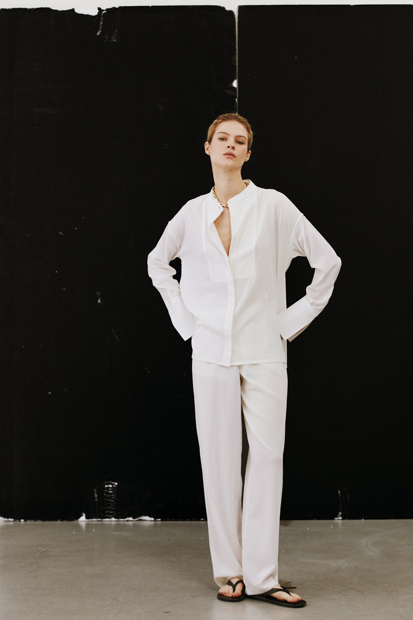 Bianca Ivory Shirt - SESSEI Atelier