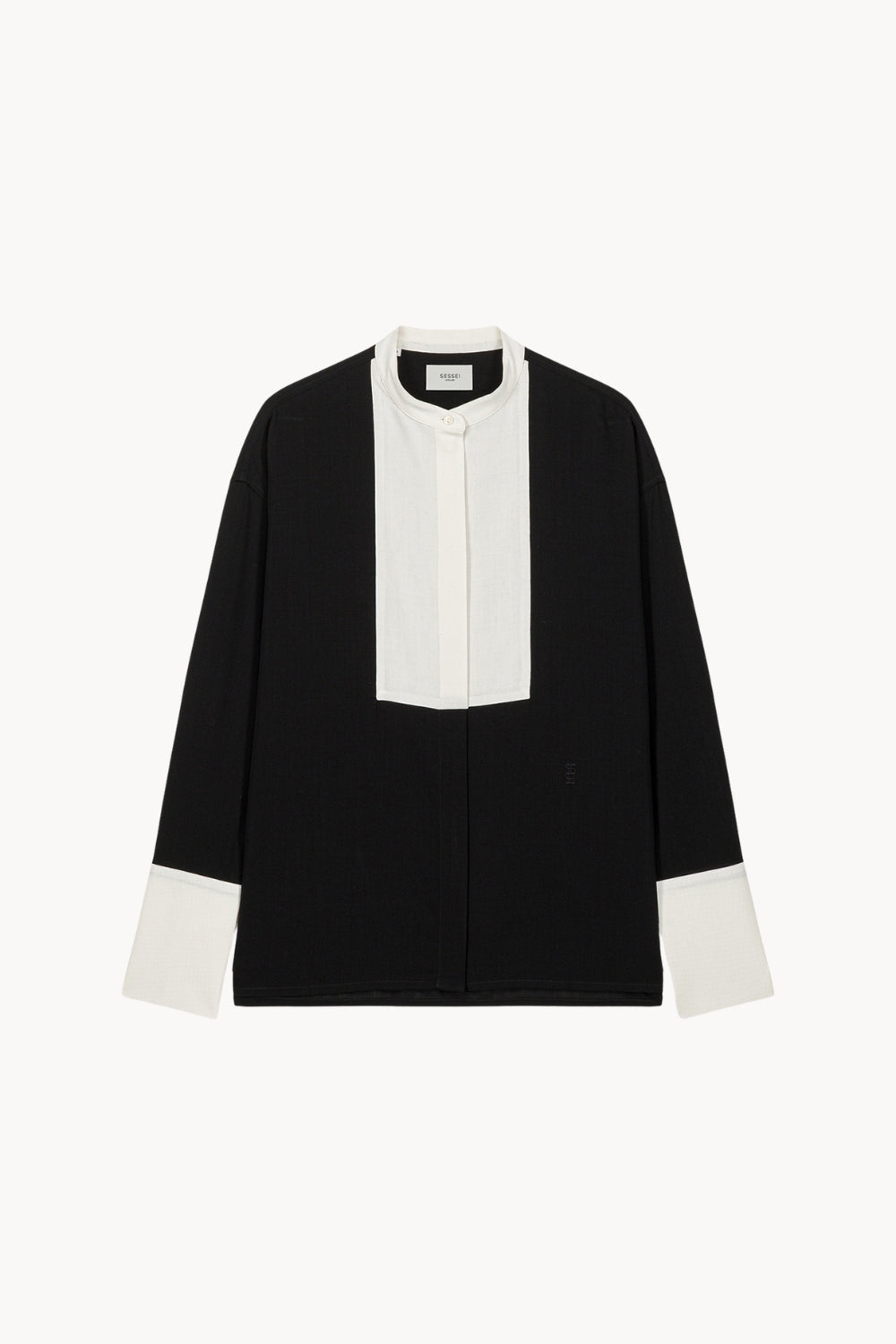 Chemise Bianca noir - SESSEI Atelier
