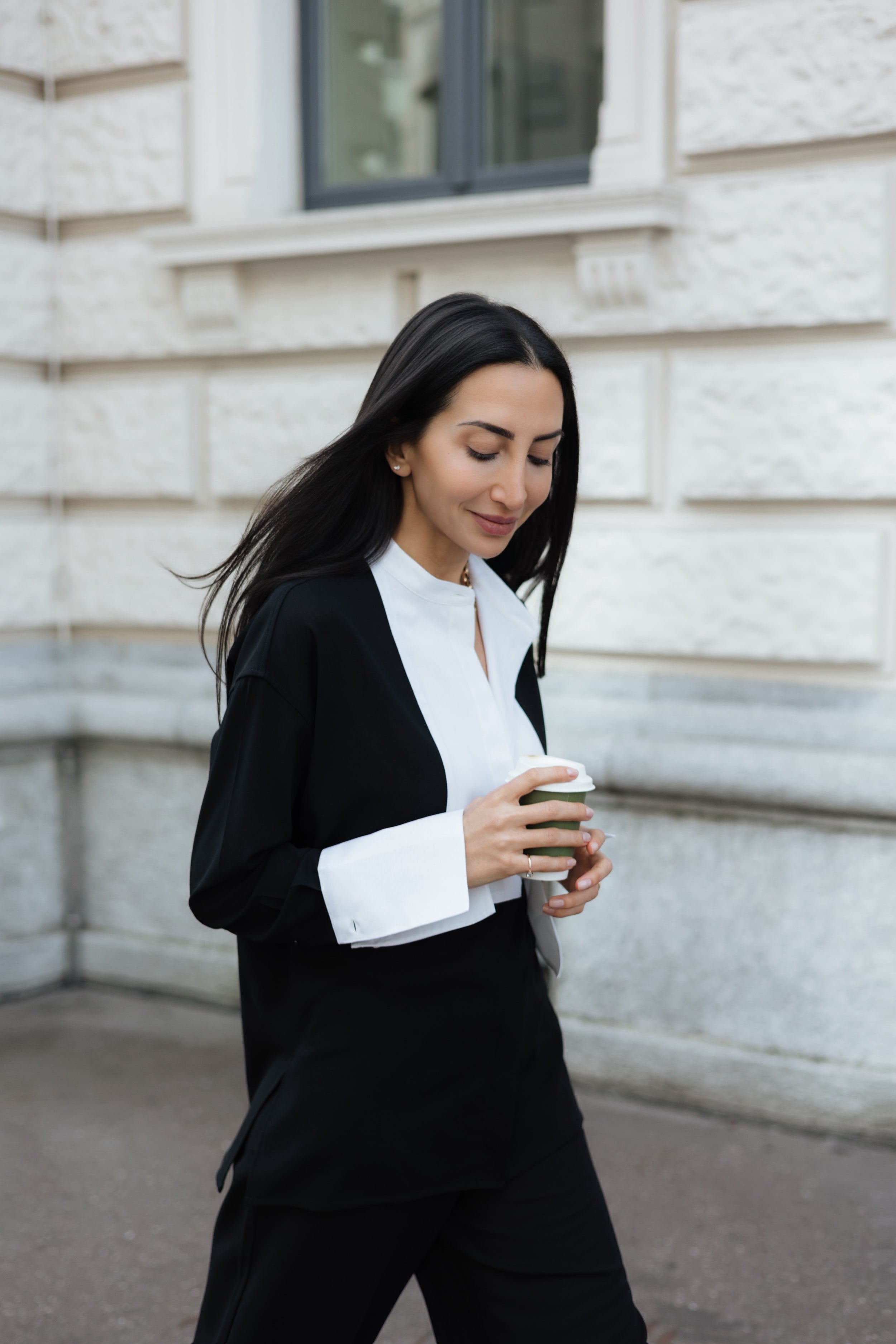 Chemise Bianca noir - SESSEI Atelier