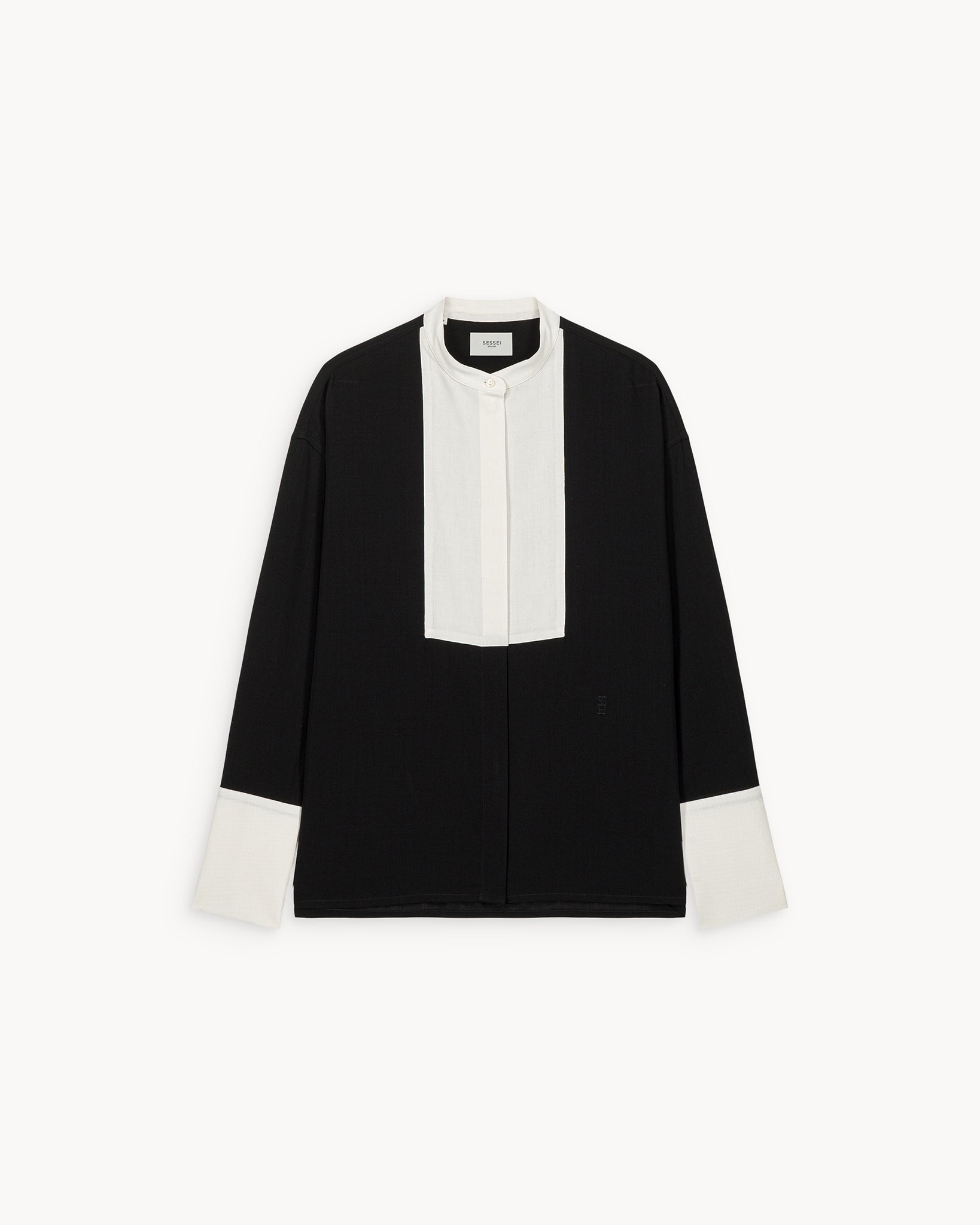 Chemise Bianca noir - SESSEI Atelier