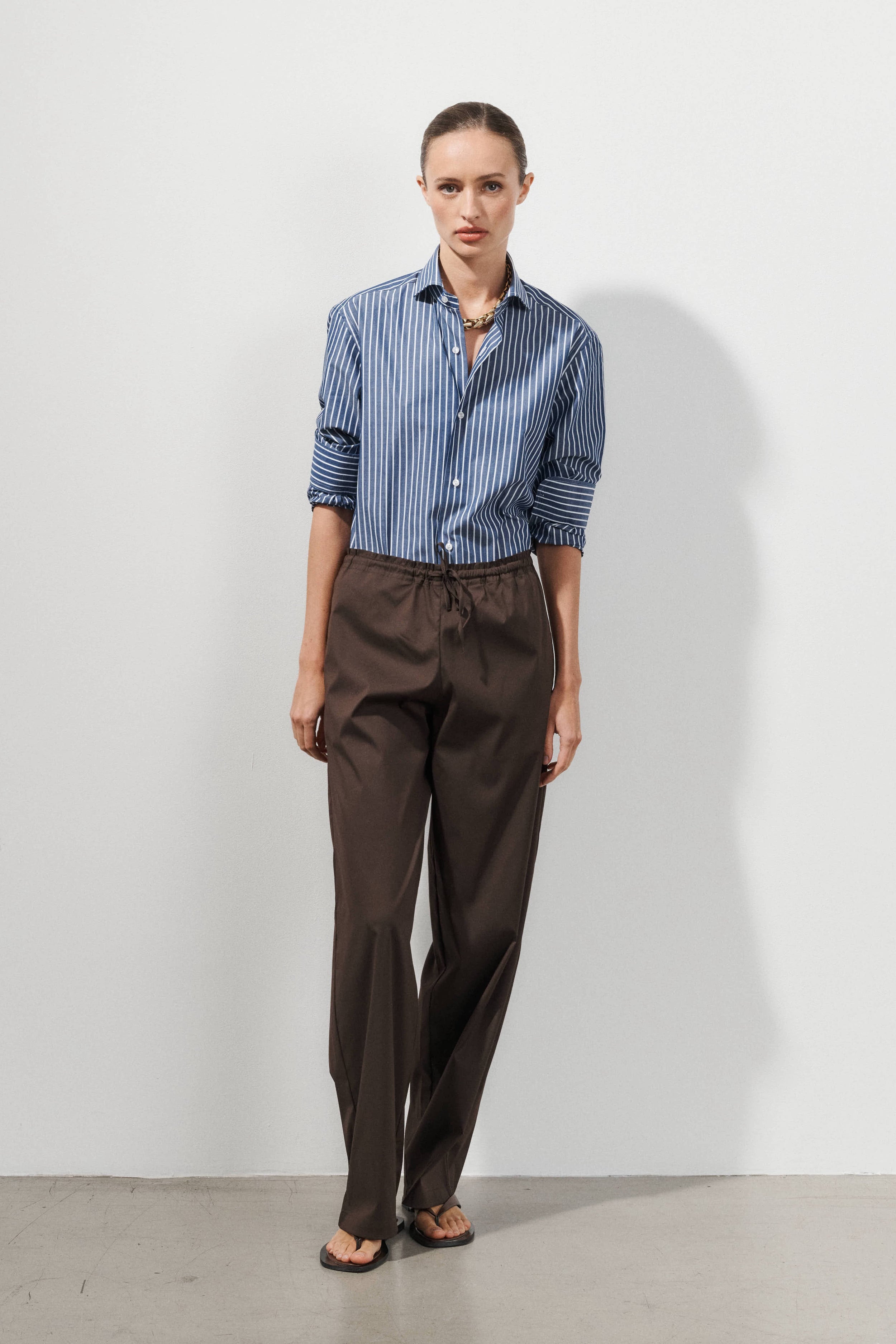Pantalon marron Lou