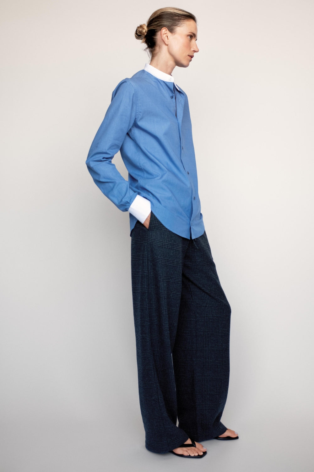 Chemise bleu profond Gabi