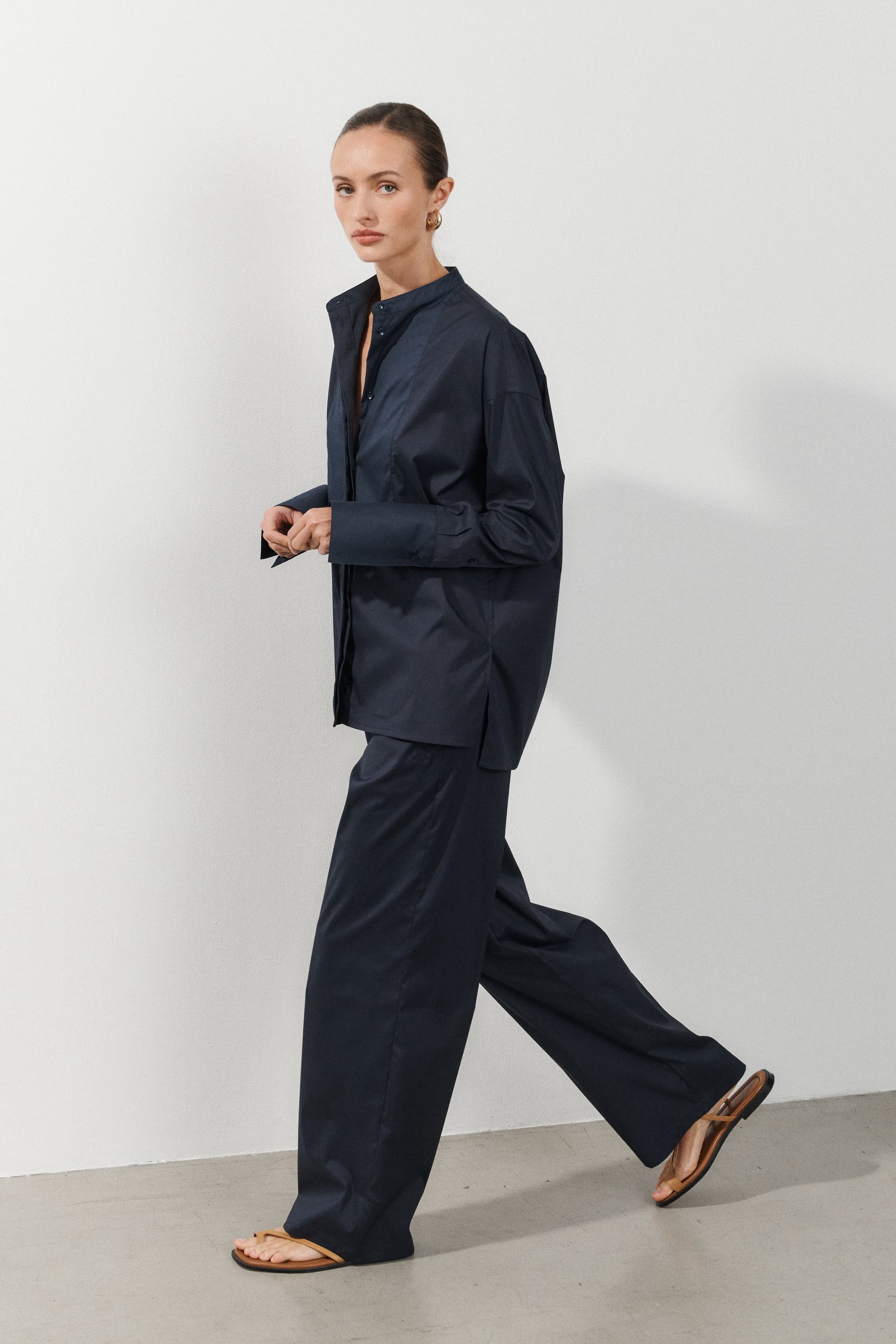 Pantalon bleu marine Lou