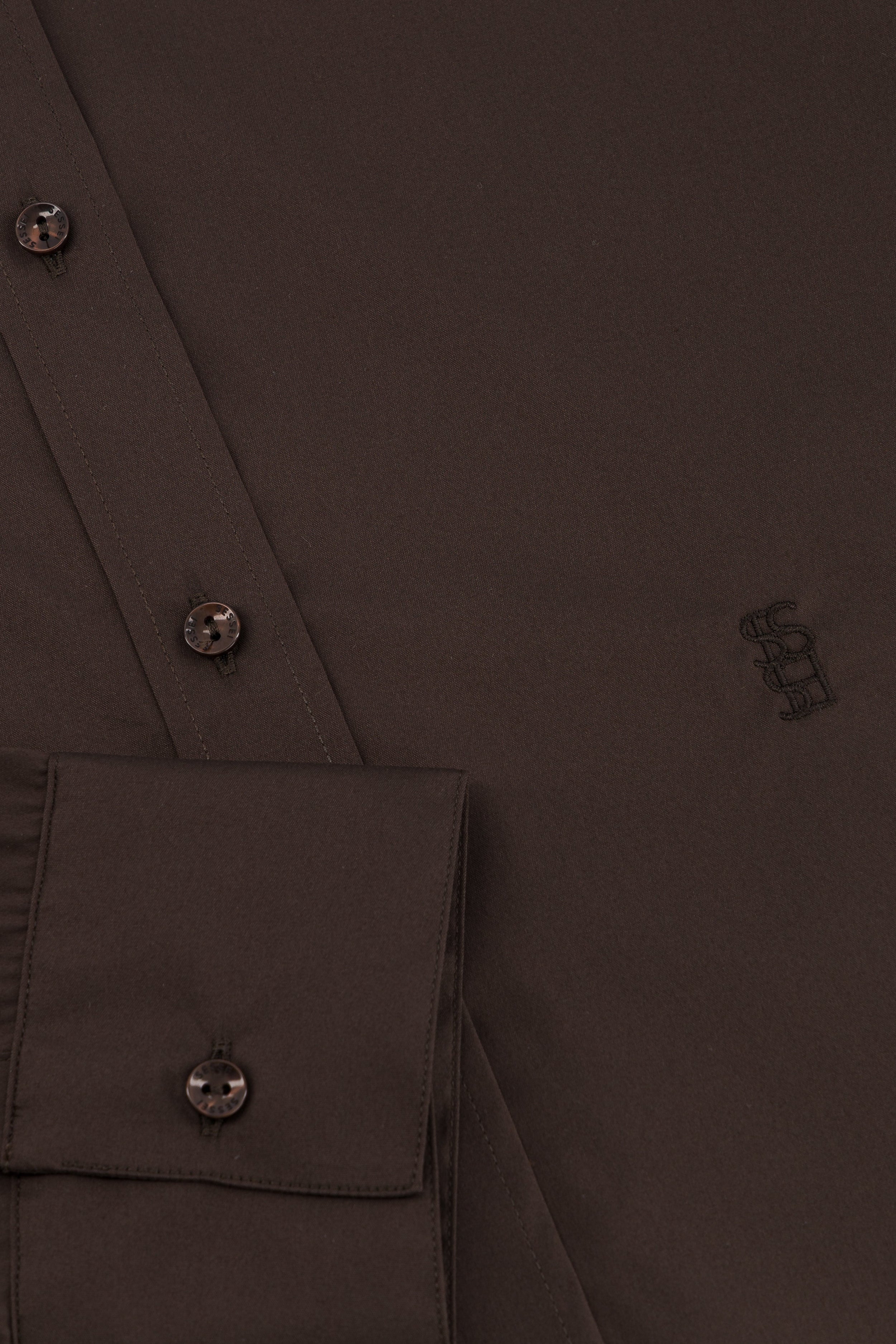 Chemise marron Kaia