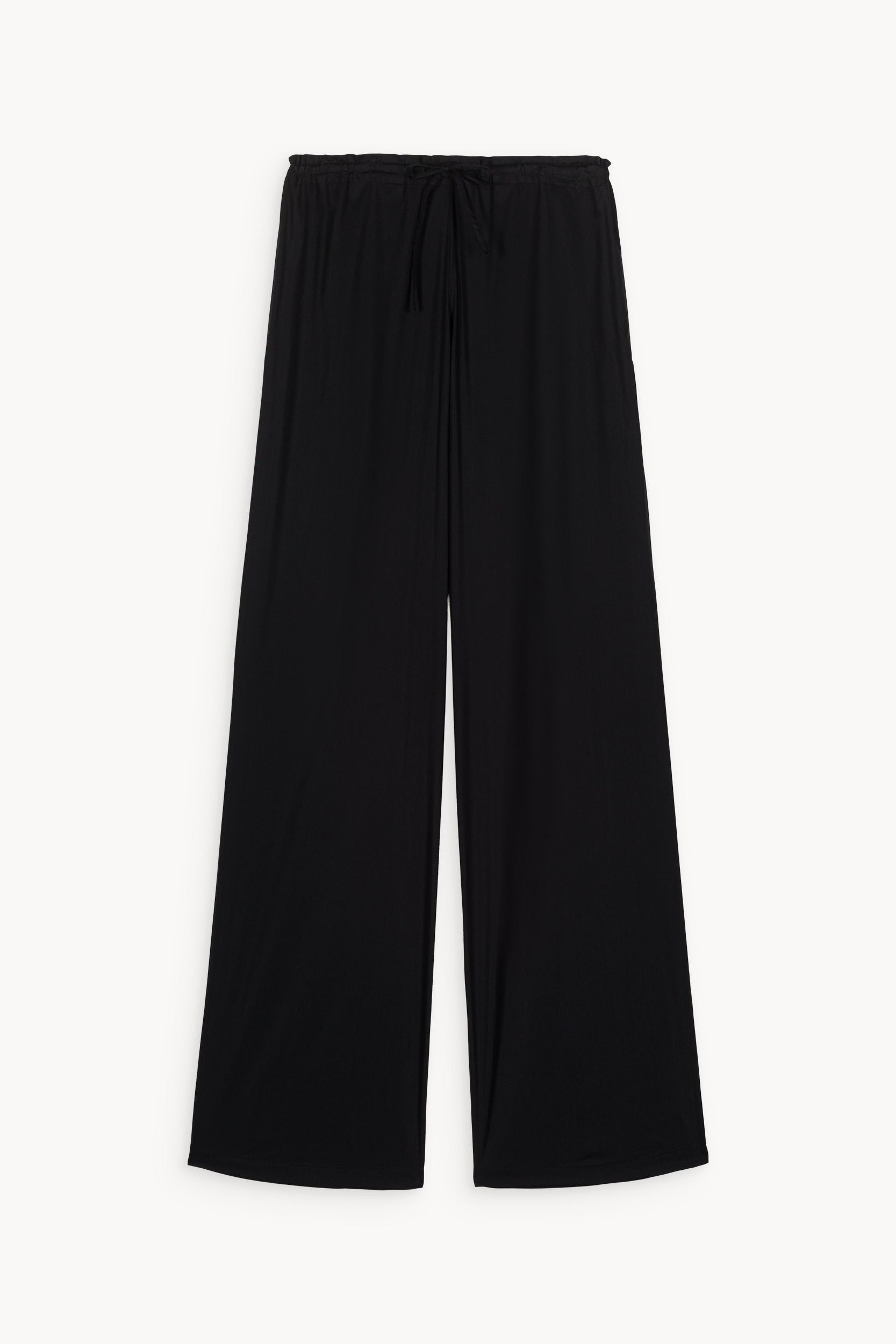 Pantalon en satin noir Lou