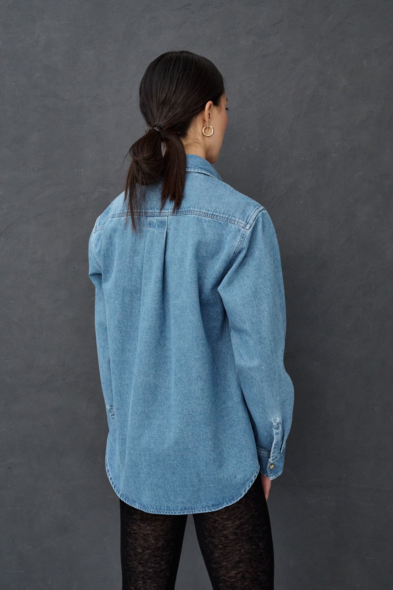 Short en denim Coupe Ajustée Taille Haute - Bleu denim - FEMME | H&M CA Short en denim Coupe Ajustée Taille Haute - Bleu denim - FEMME | H&M CA