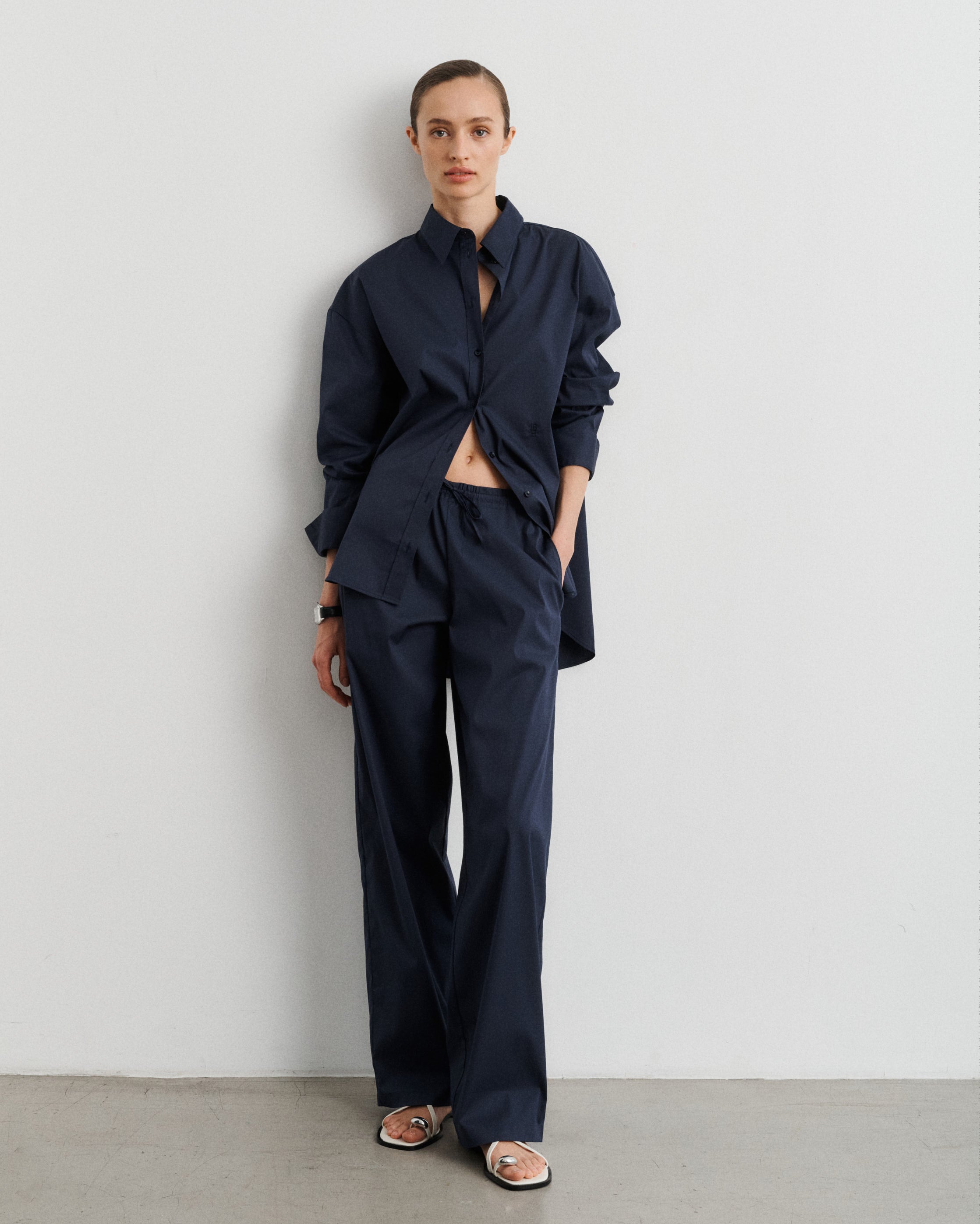 Chemise bleu marine Kaia