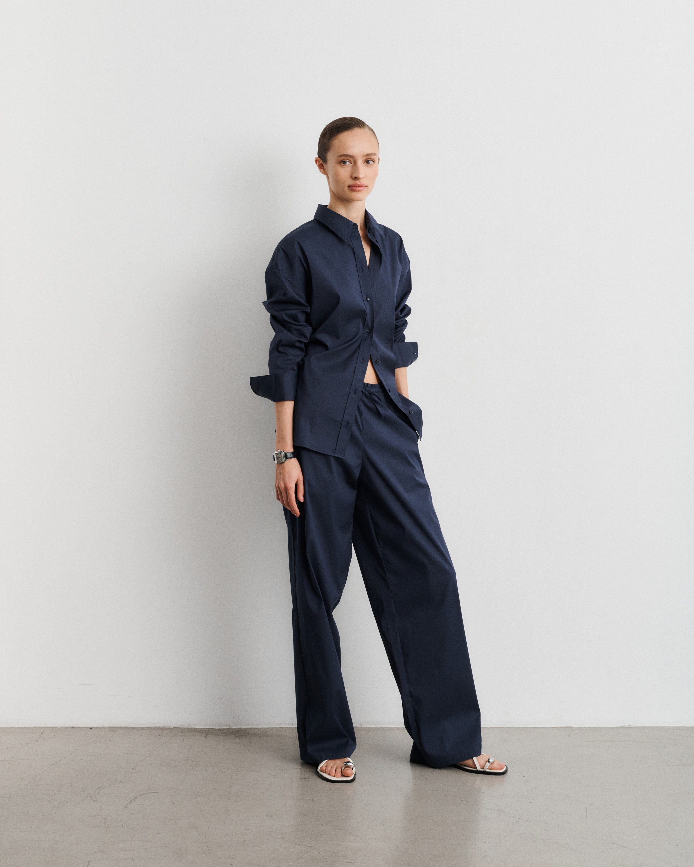 Chemise bleu marine Kaia