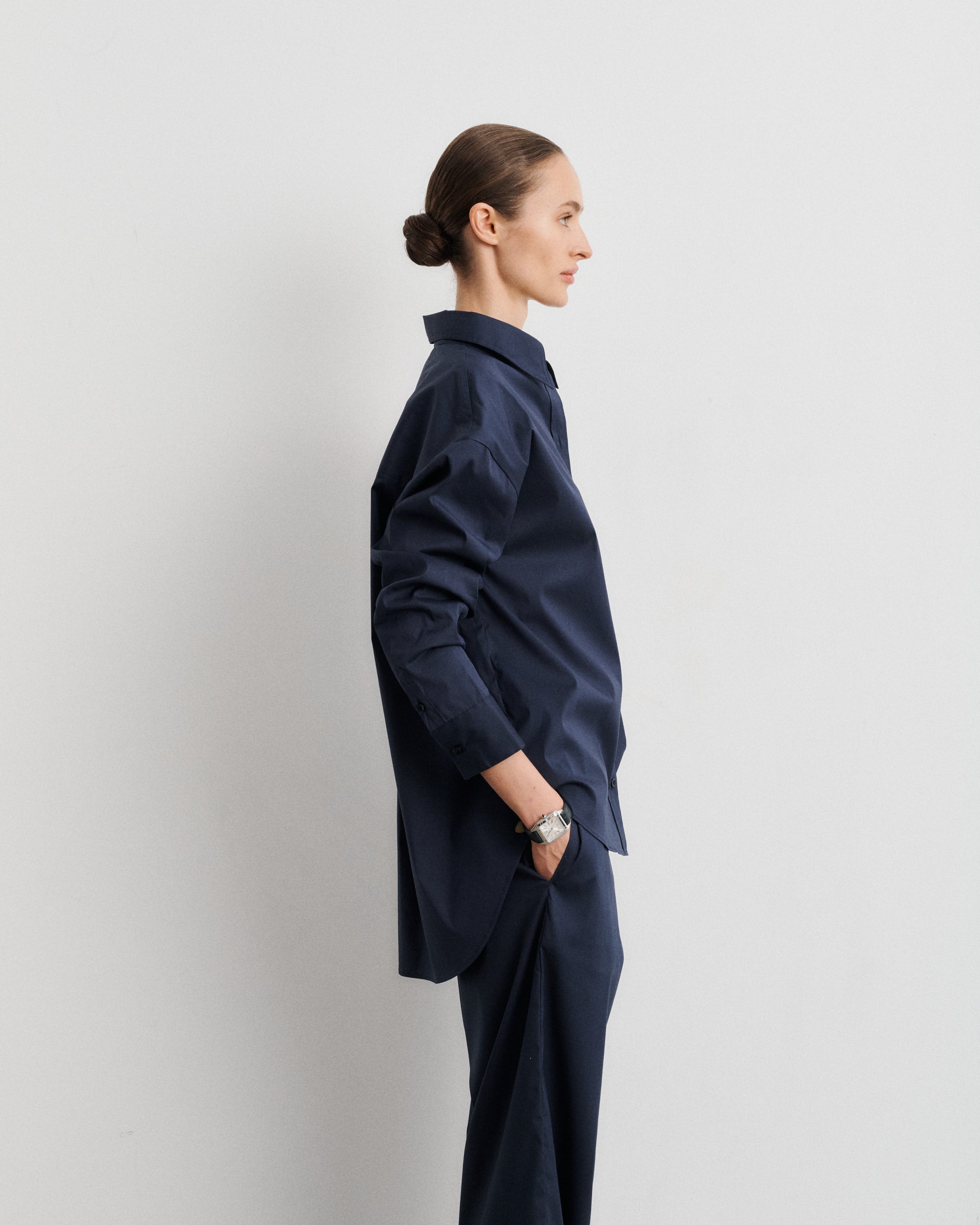 Chemise bleu marine Kaia