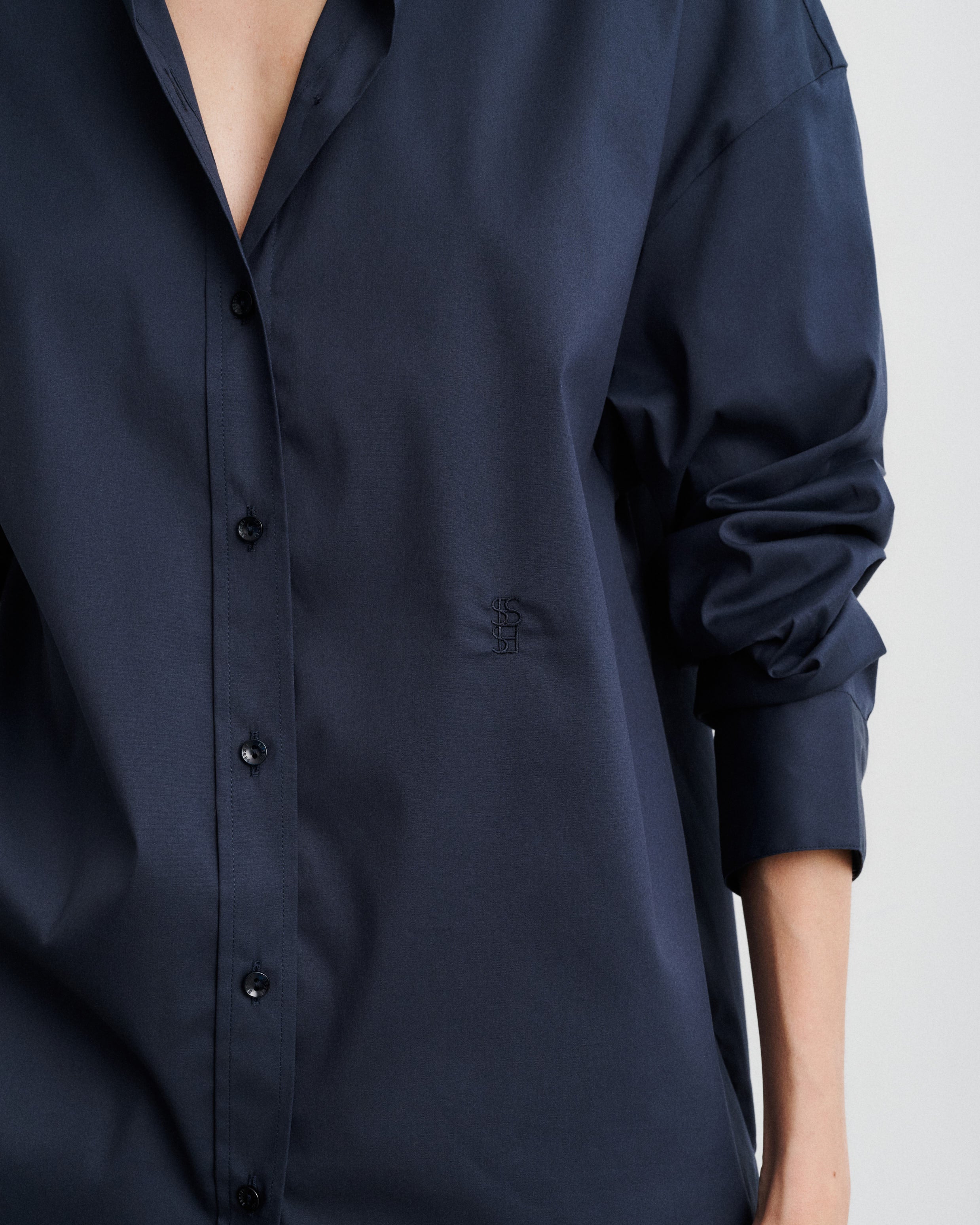 Chemise bleu marine Kaia