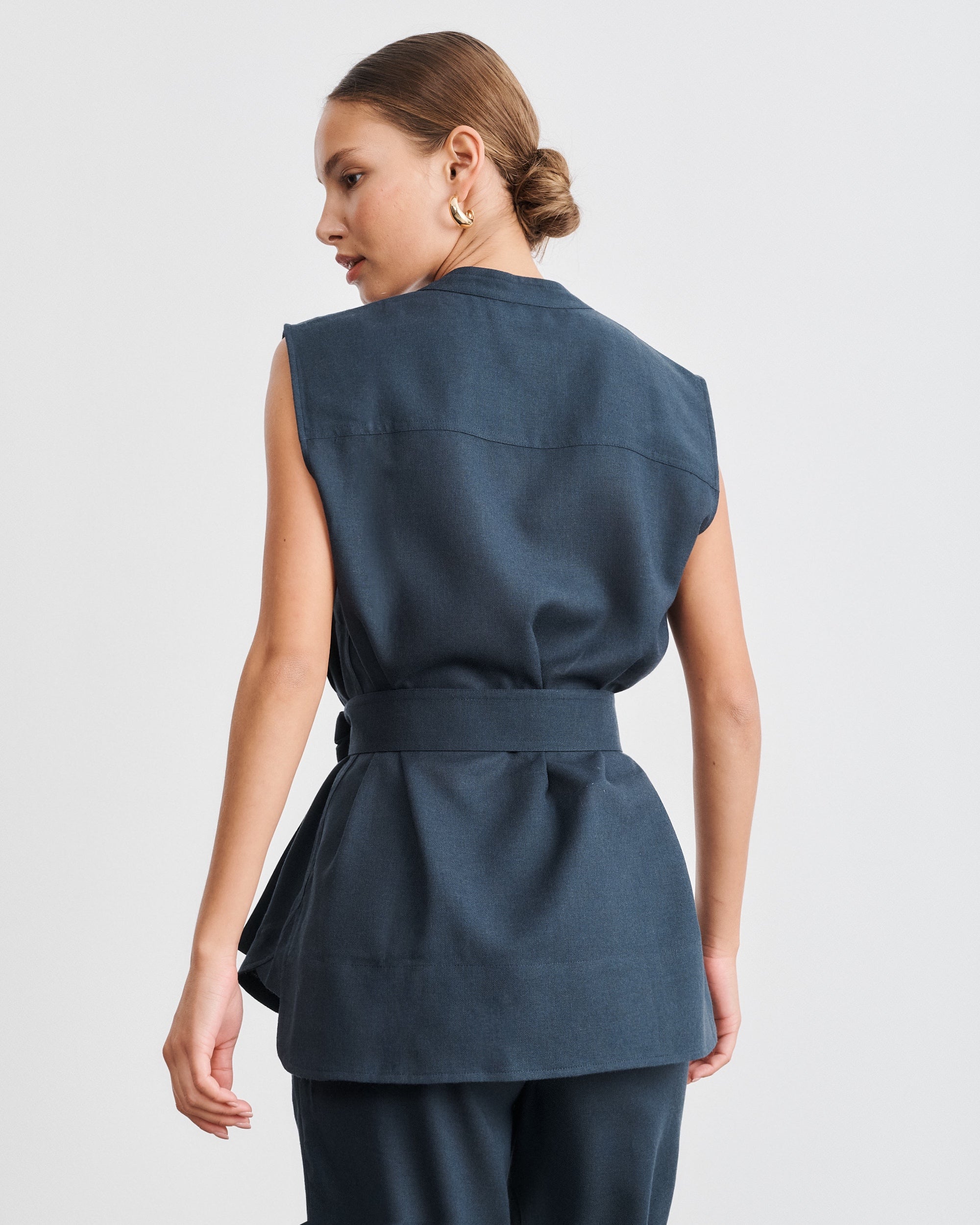 Chemise marine Lenny